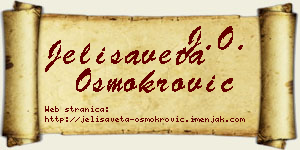 Jelisaveta Osmokrović vizit kartica